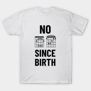 No BF Since Birth B and F Chords Tabs Light Theme T-Shirt